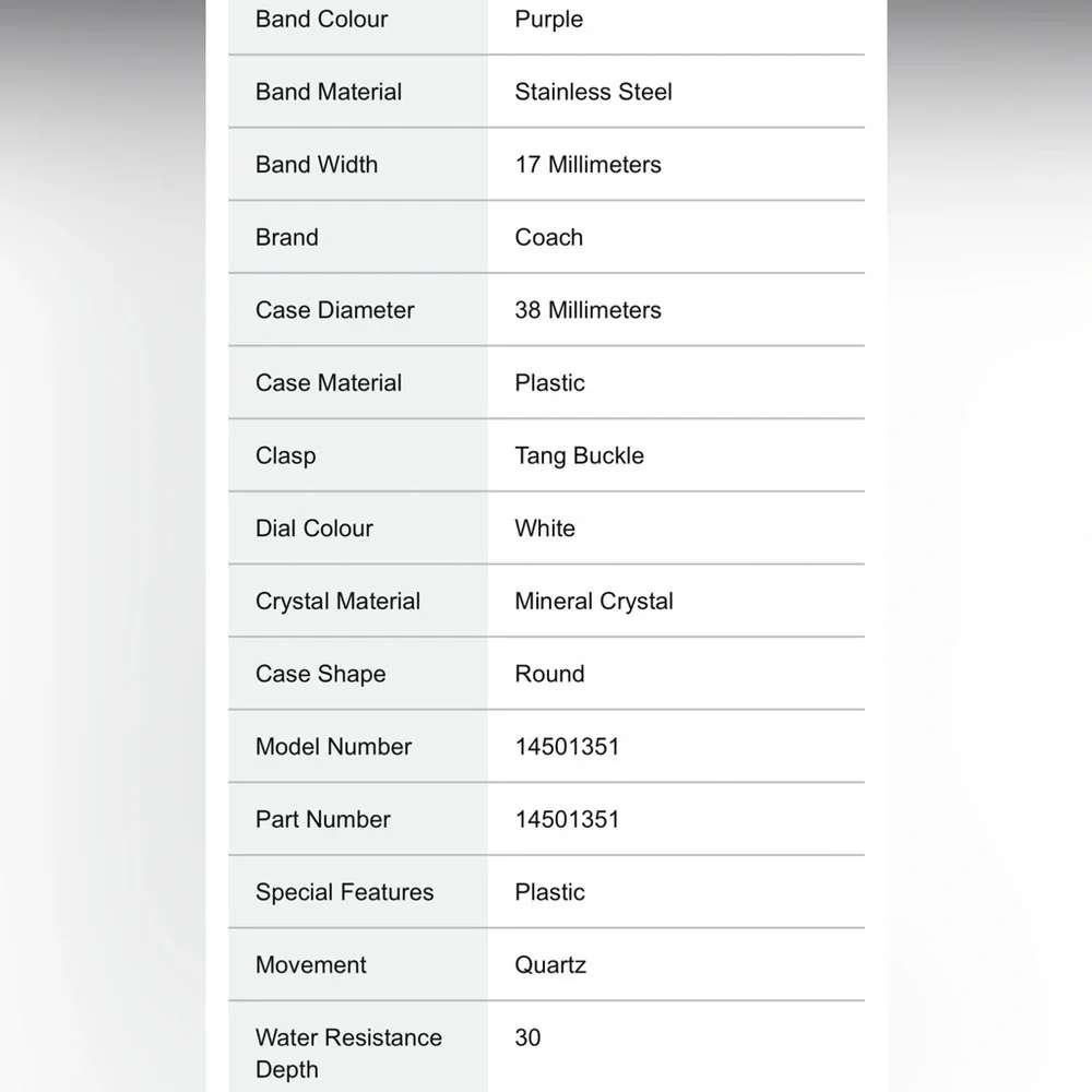 Coach Boyfriend Ladies Watch - Picture 6 of 6